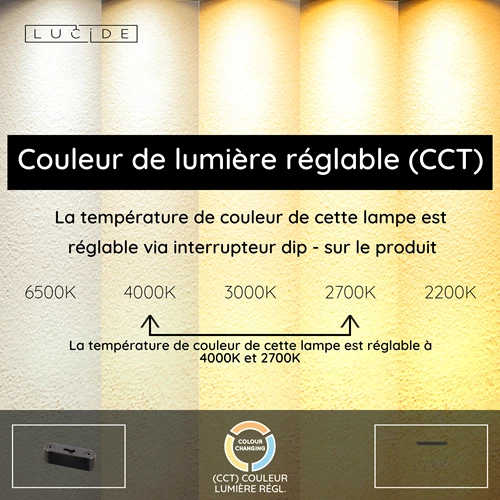 Lucide JOAKIM - Suspension - LED Dim. - CCT - 12x7W 2700K/4000K - Café | Premium - USP